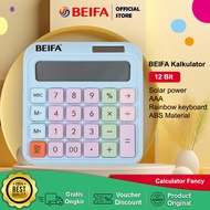 Beifa Calculator FL17 – Large Display, 12-Digit Digital Calculator, Lightweight, Practical & Economi