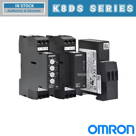 OMRON Original Three-Phase Voltage And Phase-Sequence Phase-Loss Relay K8DS-PH1 K8DS-PM2 K8AK-PM2 PA