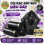 Okiss mugwort scented trash bag, super durable, deodorizing, insect-proof, size 47x45 cm (7-15 Liter