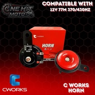 CWORKS HORN P311G0040 12V 77MM 3700/430 Hz