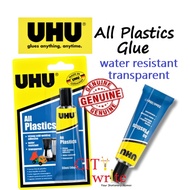 < UHU All Plastics > Clear & Transparent Glue for Plastics Water Resistance Glue