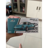 POPRACE 1/64 RWB 997 TIFFANY BLUE DIECAST SCALE MODEL CAR