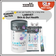 Labivet Skin & Gut Health Probiotics For Pet (2g*30/1Box), Korean Probiotics Supplement for Dog & Ca