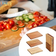 [Predolo] Wooden Butcher Block Multifunctional Serving Indoor Rectangle Cheese Platter for