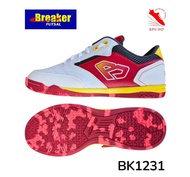 ลิขสิทธิ์แท้ BREAKER รองเท้าฟุตซอล รหัส BK1231 รุ่น LUCENT FUSION X หนังสังเคราะห์ ทนทานสูง 38-44