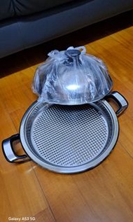 Lagostina 煎pan30cm, 連蓋（蓋有溫度計）
