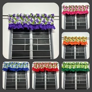 Tulip Design Valance Curtain for Windows 18 Inches x 59 Inches