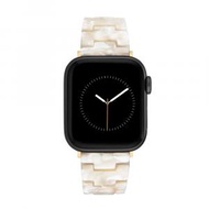 ANNE KLEIN - AK WK1062GPIV42 大理石紋醋酸纖維手環式錶帶適用於 Apple Watch® (白) (42/44/45/Ultra/Ultra 2)