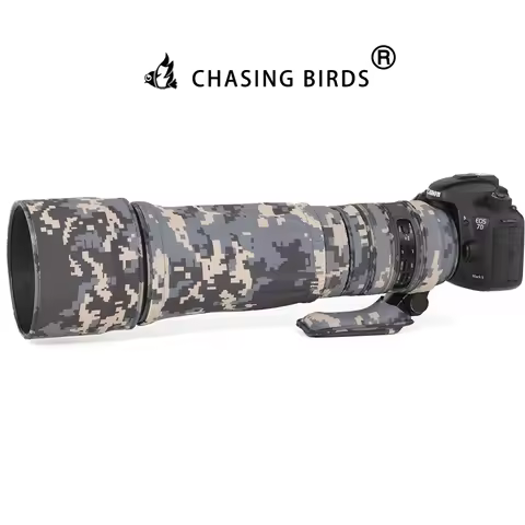 CHASING BIRDS Lens Camouflage Waterproof Coat for TAMRON SP 150-600mm F5-6.3 Di VC USD G2 A022 Rainp