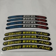 Takasago EXCEL Asia Cutting Stickers For pelk