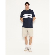 ARNOLD PALMER Men's Navy White Striped Short Sleeve T-Shirt - P-ECBJ13-Z9