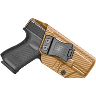 Amberide IWB OWB KYDEX Holster Fit: Glock 19 19X 44 45 (Gen 1 2 3 4 5) & Glock 23 32 (Gen 3 4) Pisto