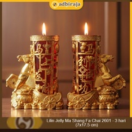 LILIN Ma Shang Fa Chai Jelly Candle - 3 days (7x17.5 cm)