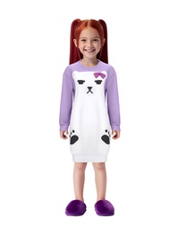 K-Pop Demon Hunters costumes Mira cosplay Rumi Zoe purple bear pajamas Halloween carnival party cosp