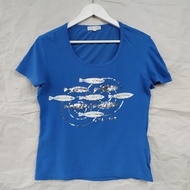 Celine Sequined Fishes Tshirt