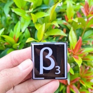 LOGO BETA 3 | EMBLEM BETA 3 | LABEL BETA 3 SOUND SYSTEM TIMBUL 3D