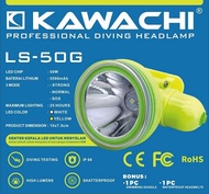 Senter Kepala Selam 50 Watt LED Super Terang LS-50G Waterproof Lithium Cas Recas Rechargeable Isi Ul