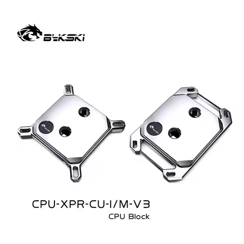 Bykski CPU Block Use for INTEL LGA115X 1200 1700 2011/AMD Ryzen 3/5/7 X470 X570 Water Cooler Radiato