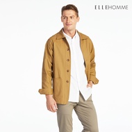 ELLE HOMME เสื้อแจ็คเก็ตผู้ชาย สไตล์ Casual MMJR701 - สีเบจ