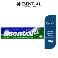 ESENTIAL Denture Adhesive Cream 60g - Gam Gigi Palsu / Pelekat Gigi Palsu Kuat / Denture Glue like P