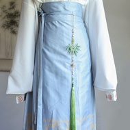 Bamboo Leaf Forbidden Willow Leaf Waist Pendant Accessories Antique Embroidery Pendant Skirt Pendant