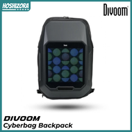 DIVOOM Cyberbag Pixel Art LED Backpack - Tas Ransel dengan LED Pixel Art 64 x 64