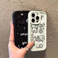 Aesthetic Tree Simple DogTALI Casing Redmi Note 14 4G Note 14 5G Note 14 Pro Plus 5G 12C Note 12 4G 