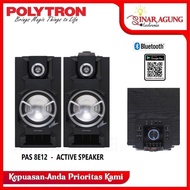 [KHUSUS PENGIRIMAN JABODEBEK*] POLYTRON SPEAKER ACTIVE PAS8E12 PAS 8E12 BLUETOOTH - RESMI