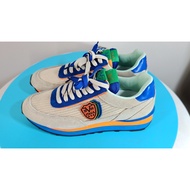 19V69: Colorful Vintage Sneakers Genuine Leather Mixed With Mesh Fabric Good Ventilation Comfortable