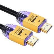 10M LED LIGHT HDMI Cable High Speed With Ethernet v1.4 FULL HD 4K 3D ARC GOLD METAL Black