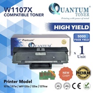 Compatible 107A W1107A W1107X 5000 Pages Laser Toner Cartridge for HP 107A 107W MFP 135a 135w 137fnw