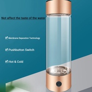 Hydrogen Water Bottle, 420Ml 1400 Ppb PEM SPE Technology Portable Hydrogen Water Ionizer Machine Essentials
