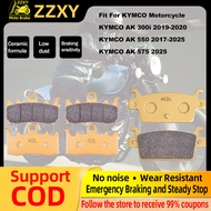 For KYMCO AK 300i 2019-2020  AK 550 2017-2025  AK 575 2025 Brake Pads Ceramic Fiber High Performance