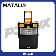 MATALL กล่องเครื่องมือมีล้อ สีดำ-เหลือง