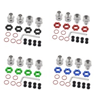Aluminum 12mm to 17mm Wheel Hub Adaptor For Traxxas Slash 2WD 4X4 1/10 RC Car