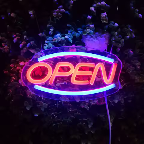 1pc USB-Powered Neon Open Sign Ideal for Bars Coffce Shop Stores and Outdoor Decor Attractive Design