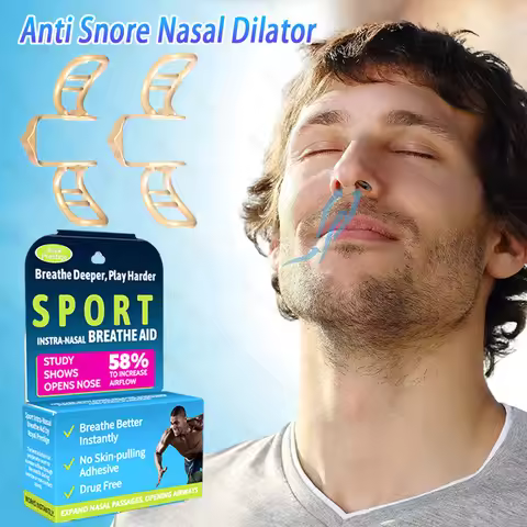 Nose Dilator Nasal Silicone Nose Clip Anti Snoring Easy Breath Preventing Snoring Help Breathe Snori