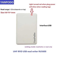 YANPODO USB Aa Programmer UHF RFID Reader And Writer 860-960Mhz With Work English SDK Demo Softwar