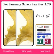 Original AMOLED For Samsung Galaxy S22 Plus 5G LCD Display Touch Screen With Frame Replacement