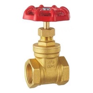 ประตูน้ำทองเหลือง PN16 ขนาด 1/2-4 นิ้ว (Brass Gate Valve PN16)