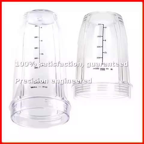 Replacement Parts Extractor Blade with 18Oz 24Oz Cup and Spout Lid for 1200W Auto-IQ Blender,7 Fins 