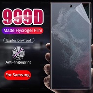 Full Curved Matte Hydrogel Film for Samsung Galaxy S25 S24 S23 S22 Ultra Plus + FE S24+ S25Ultra S24