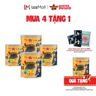 COMBO 4 KHOAI TÂY MISTER POTATO GHOST PEPPER VỊ PHÔ MAI BULDAK 40G