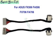 FZLaptop DC Jack Power Cable For Asus TUF Gaming F17 FX706 FA706 F15 FX506 FA506 FX706H FX506L FA506