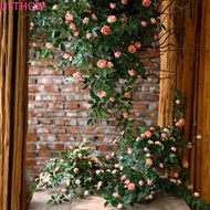 USTHOW Artificial Rose Flower, Hanging wall 52cm Artificial Flowers Plants, silk flowers silk flower