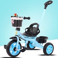 【现货】New Children's Tricycle Children's Bicycle Baby Hand Push Baby Tricycle Can Ride 2JMr