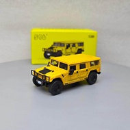 596 1: 64 Hummer Hummer H1 Yellow