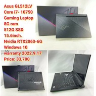 Asus GL512LVCore i7- 10750Gaming Laptop
