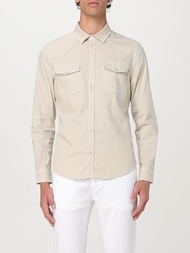 ドンダップ DONDUP シャツ メンズ Shirts UC345SCS0103UPTDDU Yellow Cream 関税 送料無料 ラッピング無料 2025SS gi
