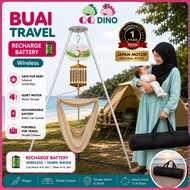COMPACT Baby Cradle Tripod Spring Cot Buai Manual Buai Auto Buai Travel Rechargeable mesin Auto